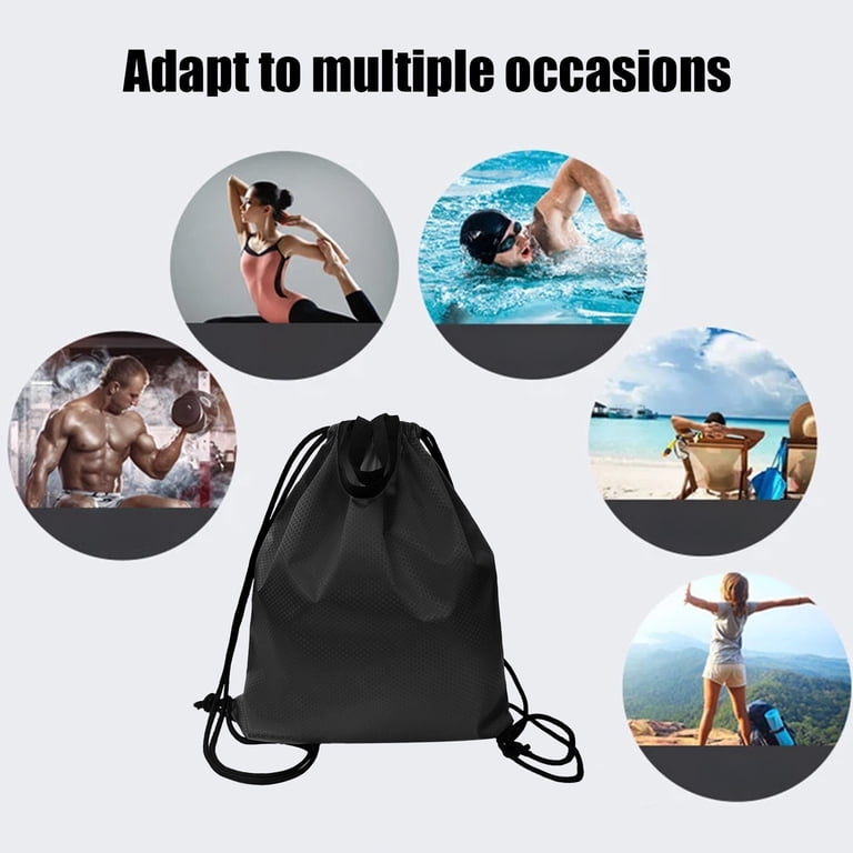 Sports Drawstring Backpack Water Resistant Oxford Cloth Gym Bag Waterproof Sports Drawstring Backpack | Oxford Cloth Gym Bag  main image 4