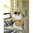 thumbnail image 2 of Bucket Straw Hat - Black, 2 of 2