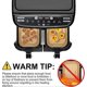 thumbnail image 5 of 100pcs Air Fryer Liners For Ninja Dual Air Fryer,disposable Air Fryer Parchment Paper Liners,air Fryer Accessories,compatible With Ninja Af300uk Af400, 5 of 5