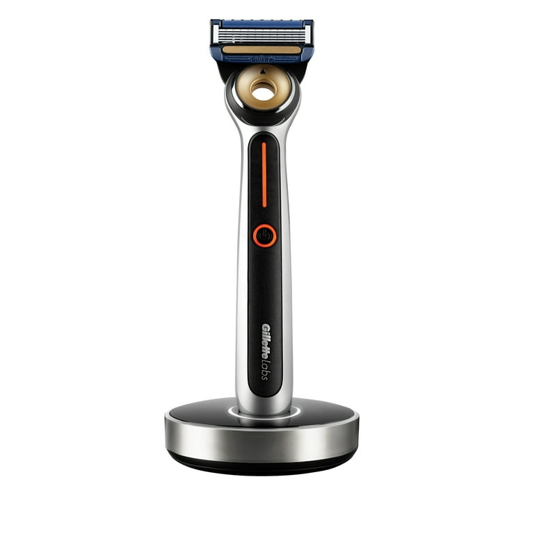 Gillette Labs Men's Heated Razor Starter Kit, 1 Handle, 2