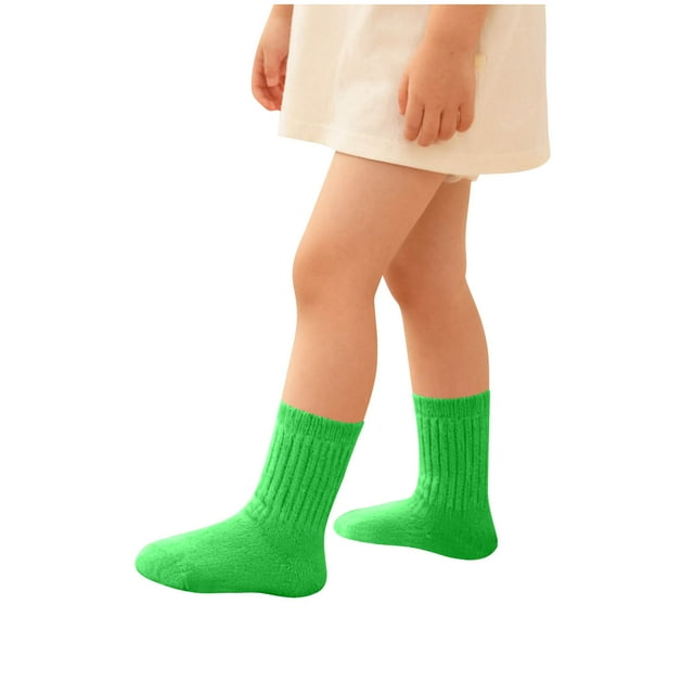 Tube Socks Kids Children's Comfortable Solid Color Tube Socks Princess Style Baby Socks Tube Socks Girls
