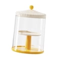 thumbnail image 2 of Vitrina transparente para figuras de acción, a prueba de polvo, con rotación de 360 ​​grados. amarillo, 2 of 10