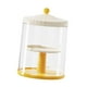 thumbnail image 2 of Vitrina transparente para figuras, expositor de muñecas, vitrina, organizador giratorio de 360 ​​grados amarillo, 2 of 9