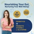 thumbnail image 3 of Bio Cultures Complex Probiotics and Prebiotics - 50 Billion CFU - 10 Live Bacteria Strains – Added with Inulin, L-Glutamine & Vitamin C - 60 Capsules | Advanced Probiotic for Women & Men by Prowise, 3 of 5