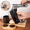 thumbnail image 5 of Stainless Steel Manual Coffee Grinder, Adjustable Grind, Hand Crank, No Electricity, Easy Clean, for Home, Camping & Travel, Ideal Gift, 5 of 10