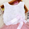 thumbnail image 5 of GYRATEDREAM Toddler Baby Girls Flower Princess Bowknot Party Dress Lace Tutu Dresses 0-4 Years, 5 of 10