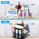 thumbnail image 3 of Carrito de ducha de malla portátil para dormitorio universitario, artículos esenciales con 8 bolsillos, cesta de ducha colgante para dormitorio, bolsa de ducha de secado rápido para baño, 3 of 5