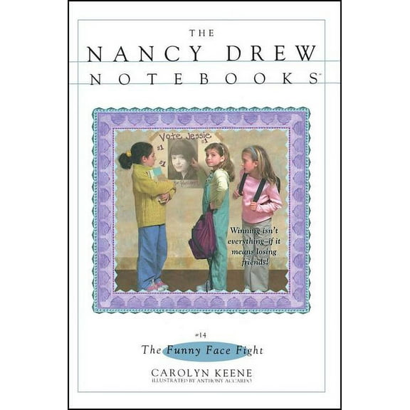 Nancy Drew Notebooks Funny Face Fight, Book 14, (Paperback)