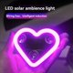 thumbnail image 5 of Luz Solar LED en Forma de Corazón para Ventana de Auto con Soporte de Succión, Decoración de Letrero Neón Inalámbrico, 5 of 6