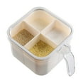 thumbnail image 1 of Multifunctional 4 Compartment Seasoning Dispenser Container with Spoon for Kitchen Storage and Serving, 1 of 6