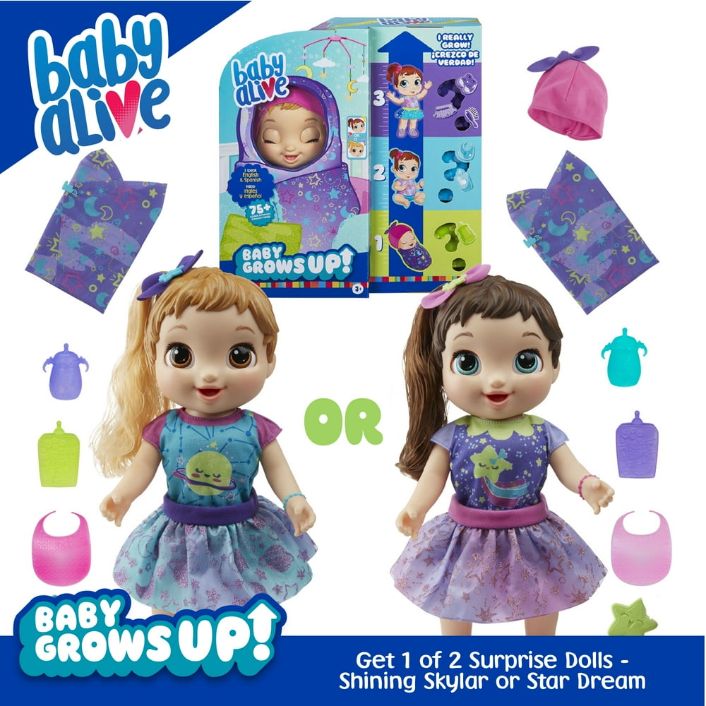 Baby Alive Baby Grows Up (Happy) Get Happy Hope or Merry Meadow