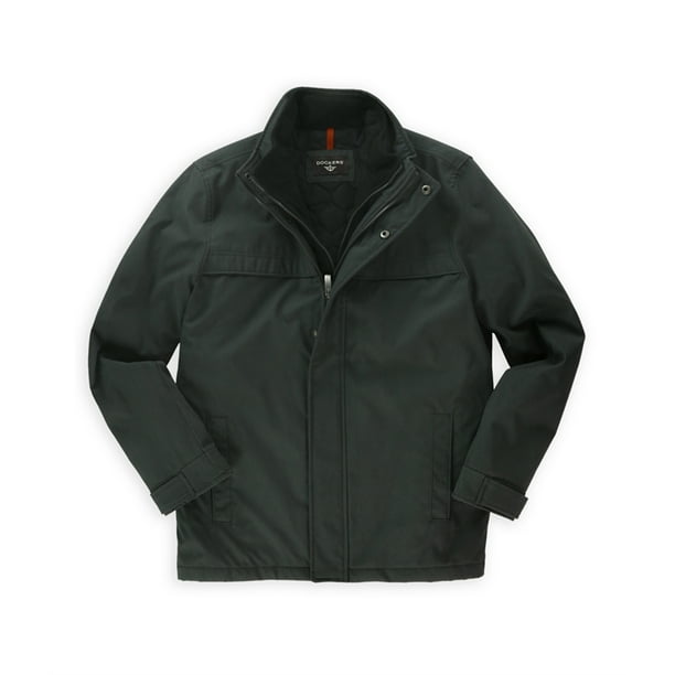 Chaqueta Dockers Bonded Micro-Twill para hombre, gris, mediana Dockers Chaqueta