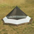 thumbnail image 1 of piramidal ligera, tienda tipi para acampar, de malla para 2 personas, refugio para escalada, senderismo, , shamjiam tienda tipi, 1 of 9