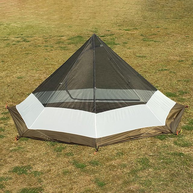 piramidal ligera, tienda tipi para acampar, de malla para 2 personas, refugio para escalada, senderismo, , shamjiam tienda tipi