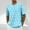 Light Blue, variant on T Shirts for Man Short Sleeve Brown Boho Crew Neck Tops Retro Polka Dot T-Shirts Summer Tops