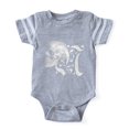 thumbnail image 1 of CafePress - Gothic Skull Initial N - Cute Infant Baby Football Bodysuit, 1 of 1