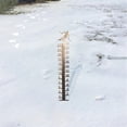thumbnail image 4 of Teissuly Winter 24cm Snow Meter Hand Made Metal Outdoor Garden Snow Meter Garden Decoration Teissuly WER202311011915, 4 of 4