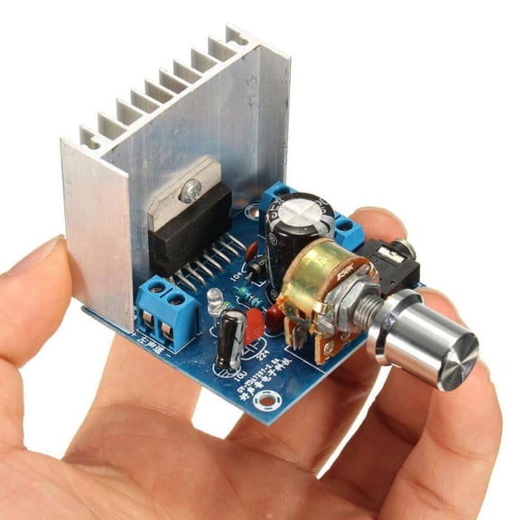 TDA7297 2x15W Dual Channel Stereo Amplifier Board 12V DC Power AMP Module With Upgraded Heatsink