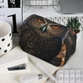 thumbnail image 7 of Kdxio Classical Style Brown Owl for Double Compartment Pen Case Oxford Organizer with Zipper Pockets for Students Artists, 7 of 7