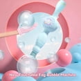 thumbnail image 2 of Magic Fog Bubble Wand, New Touchable Fog Bubble Machine, Interactive Smoke Bubbles Machine with Bubbles Gloves for Outdoor Party, Parent-Child Interaction (Blue), 2 of 8