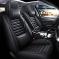 thumbnail image 5 of Eluto 5 Seats Car Seat Covers Accessories Full Set ,Luxury Pu Leather Cushion Protector Universal Fit for Most Cars SUV Pick-up Truck, Auto Vehicle Interior Decor, 5 of 14