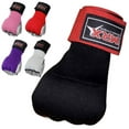 thumbnail image 1 of MRX Gel Padded Inner Gloves With Long Wrist Wrap For Wrist Support Multi Colors (Black, Medium), 1 of 4