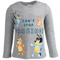 thumbnail image 3 of Camiseta Bluey para Niñas Pequeñas 2 Unidades Gris y Rosa 2T, 3 of 7