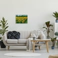thumbnail image 3 of Stupell Industries Sunflower Farm Painting Botanical & Floral Painting Gray Framed Art Print Wall Art, 20 x 16, 3 of 9