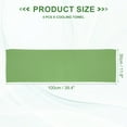 thumbnail image 2 of Uxcell Cooling Towel for Neck and Face Soft Breathable Towel for Sports and Outdoor Activities Bright Green, 2 of 7