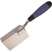 Vulcan 364863L Drywall Corner Trowel, 2.5 in W Blade, 5 in L Blade, DuraSoft Handle, PP/TPR Handle, 2.5 in Blade Radius