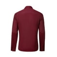 thumbnail image 4 of ETHAN Mens Burgundy Dress Shirt Slim Fit Long Sleeve Solid Convertible Cuffs -Many Colors Size 3XL, 4 of 8