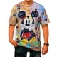 thumbnail image 2 of Camiseta con estampado de Mickey Mouse de Disney para hombre, ropa informal de moda urbana de verano para hombre, holgada, cuello redondo, secado rápido, manga corta, ropa para niños, 2 of 5