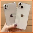 thumbnail image 1 of Carcasa Para iPhone 13 12 11 Pro Max XS XR X 6 6S 7 8 Plus SE 2020 Funda Protectora Suave Transparente, 1 of 3