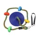 thumbnail image 2 of Columpio de árbol,Kit para colgar correas para columpio de árbol,cuerda para escalar para niños,Mosquetón de bloqueo con correa colgante para columpio para patio de juegos,Columpio Púrpura, 2 of 9