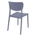 thumbnail image 3 of Compamia Monna Chaise de Salle à Manger d'Extérieur en Gris Foncé, 3 of 6