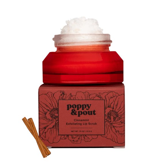 Exfoliante labial Poppy & Pout Natural Cinnamint Hidratante