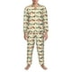 thumbnail image 3 of Balery Dachshund Dog Pijama para Hombre de Dos Piezas con Manga Larga, Conjunto de Dormir y Descanso Suave con Bolsillos-Large, 3 of 7