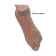 thumbnail image 5 of INSPIRE CHIC Women's Dots Pattern Ankle Length Stretchy Sheer Socks Gray, 5 of 5