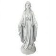 thumbnail image 3 of Design Toscano Madonna of Notre Dame Religious Garden Decor Statue, 36 Inch, Polyresin, Antique Stone, 3 of 7