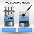 thumbnail image 3 of USB Portable Electric Makeup Brush Cleaner - 1200mAh Ultrasonic Cleaning Machine with Rubber Brush Holder Lid for All Types of Brushes, 3 of 5