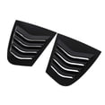 thumbnail image 2 of 1Pair Side Window Louver Cover Protective Lightweight Wear Resistant Window Triangular Shutters Trim For 3 Series F30 Glossy Black, 2 of 5