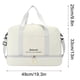 thumbnail image 3 of Gran Capacidad Bolso de Viaje Plegable Mochila Deportiva, Bolsa de Viaje Duffel Bag, Estilo Moderno, Resistente al Agua, Impermeable, Plegable, Portátil, para Viajar, para Dormir, con, 3 of 9