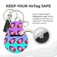 thumbnail image 3 of Jolitee Neoprene AirTag Compatible Case Keychain – Durable & Stylish Holder with Secure Ring and Clip, Compatible with Apple AirTag (Basketball), 3 of 7