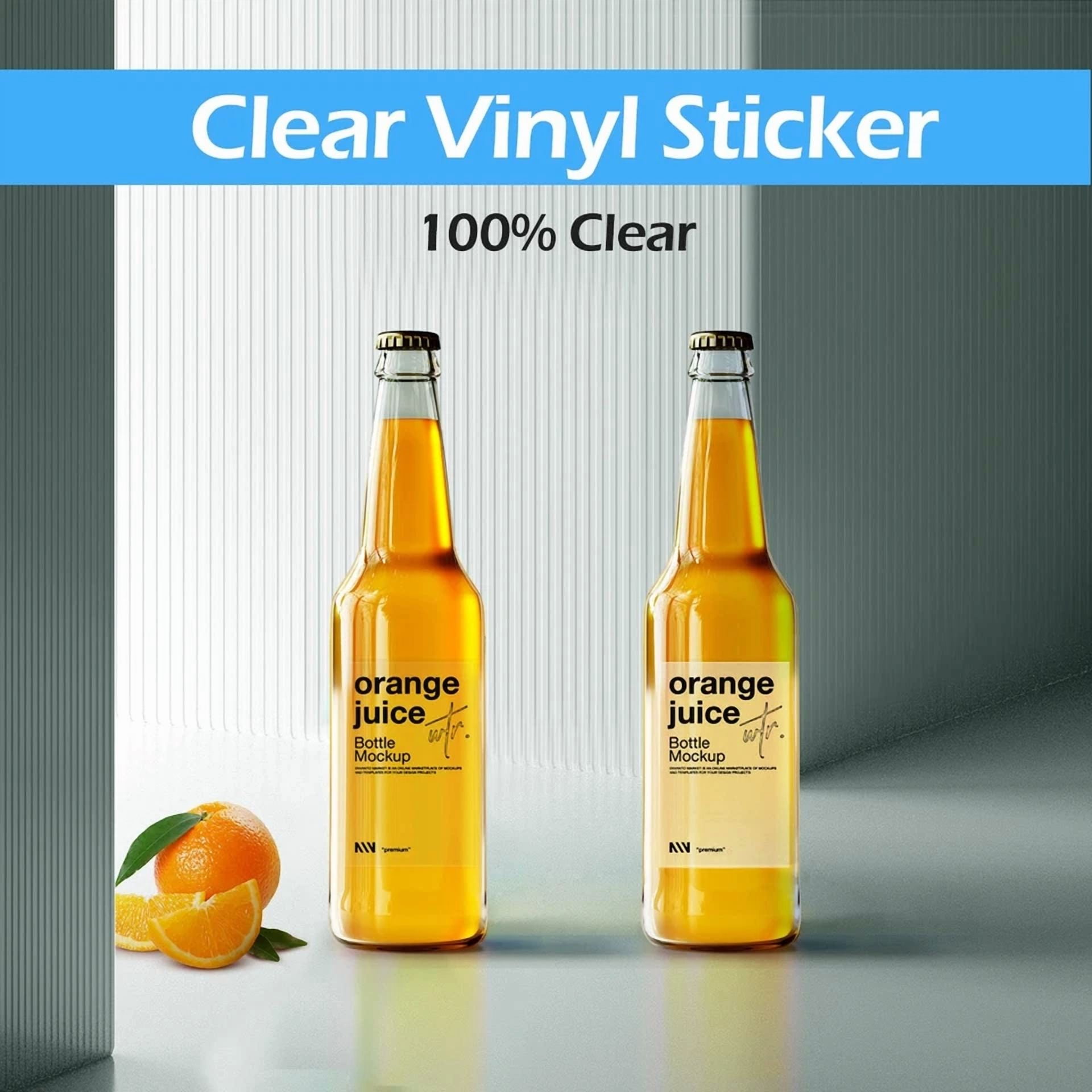 BUTTERFLY- Uinkit Printable Clear Sticker Waterproof Transparency Vinyl Sticker O