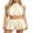 Lvory, variant on Womens Halter Neck Crop Top Mini Culottes Set - Lightweight Gauze Fabric Stylish Design, Perfect For Beach, Poolside, Or Casual Outings