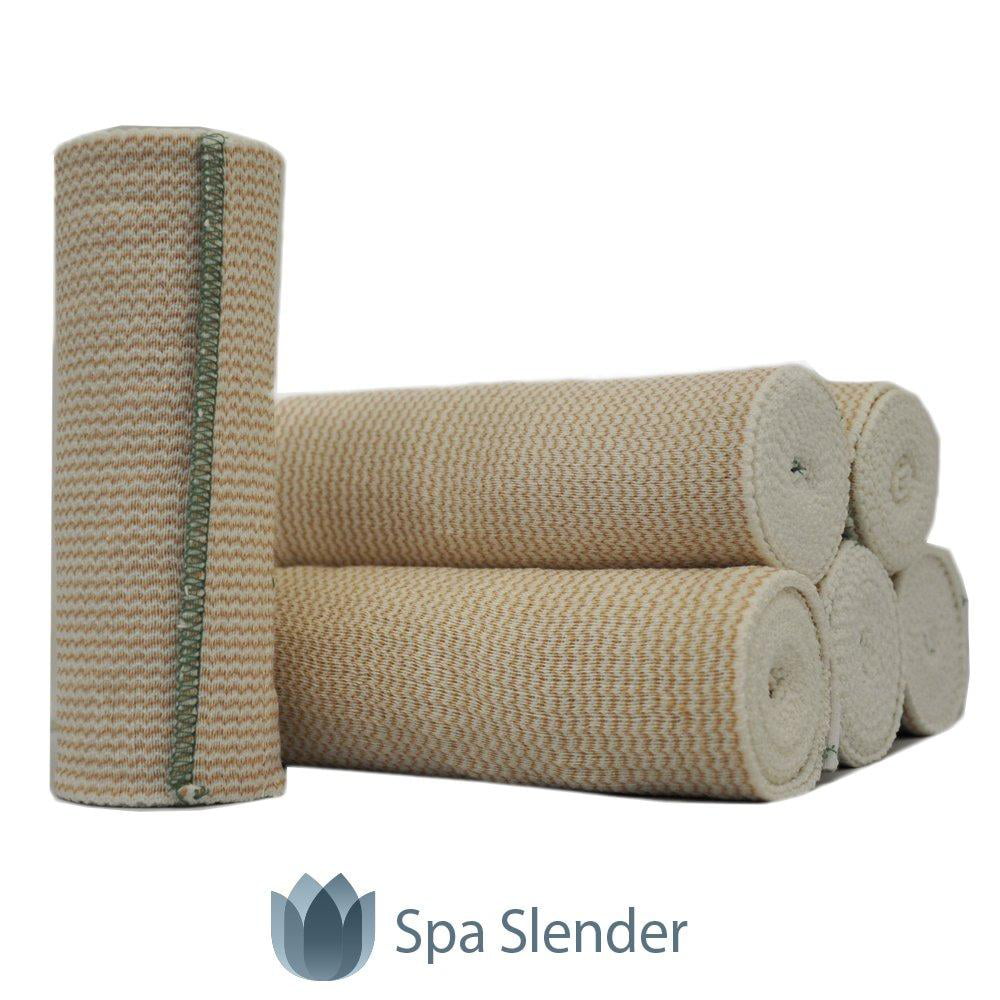 of 6  信頼 SPA SLENDER  Elastic Bandages Pack  Reusable Body Wrap