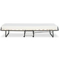 Linon Luxor Folding Rollaway Guest Bed with 4" Foam Mattress with