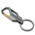 thumbnail image 2 of Ford Logo Gunmetal Black Carabiner-style Snap Hook Metal Key Chain, 2 of 2