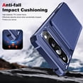 thumbnail image 4 of Funda de piel sintética Dteck para Google Pixel 7 Pro de 6.7 pulgadas, color azul, 4 of 8