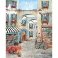 thumbnail image 3 of Manning, Ruane 15x18 Black Modern Framed Museum Art Print Titled - Village Cafe, 3 of 5